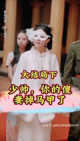 少帥，你的傻妻掉馬甲了(全集)